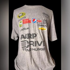 Jeff Gordon #24 NASCAR “Drive to End Hunger” Grey Graphic Tee - Size XXL